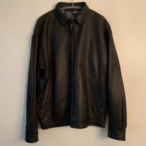 Leather Polo by Ralph Lauren jacket